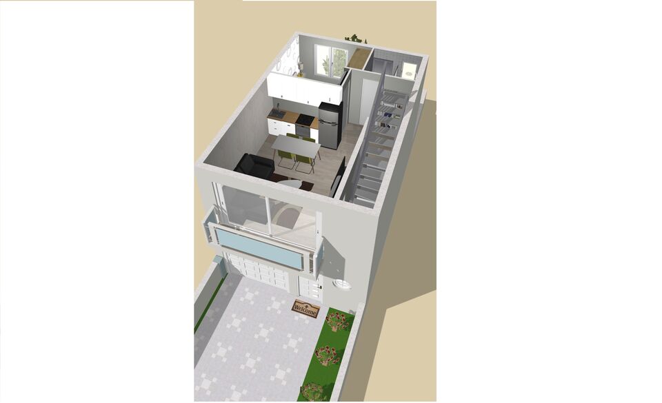 Projecte de 2 cases de nova construcció amb rooftop